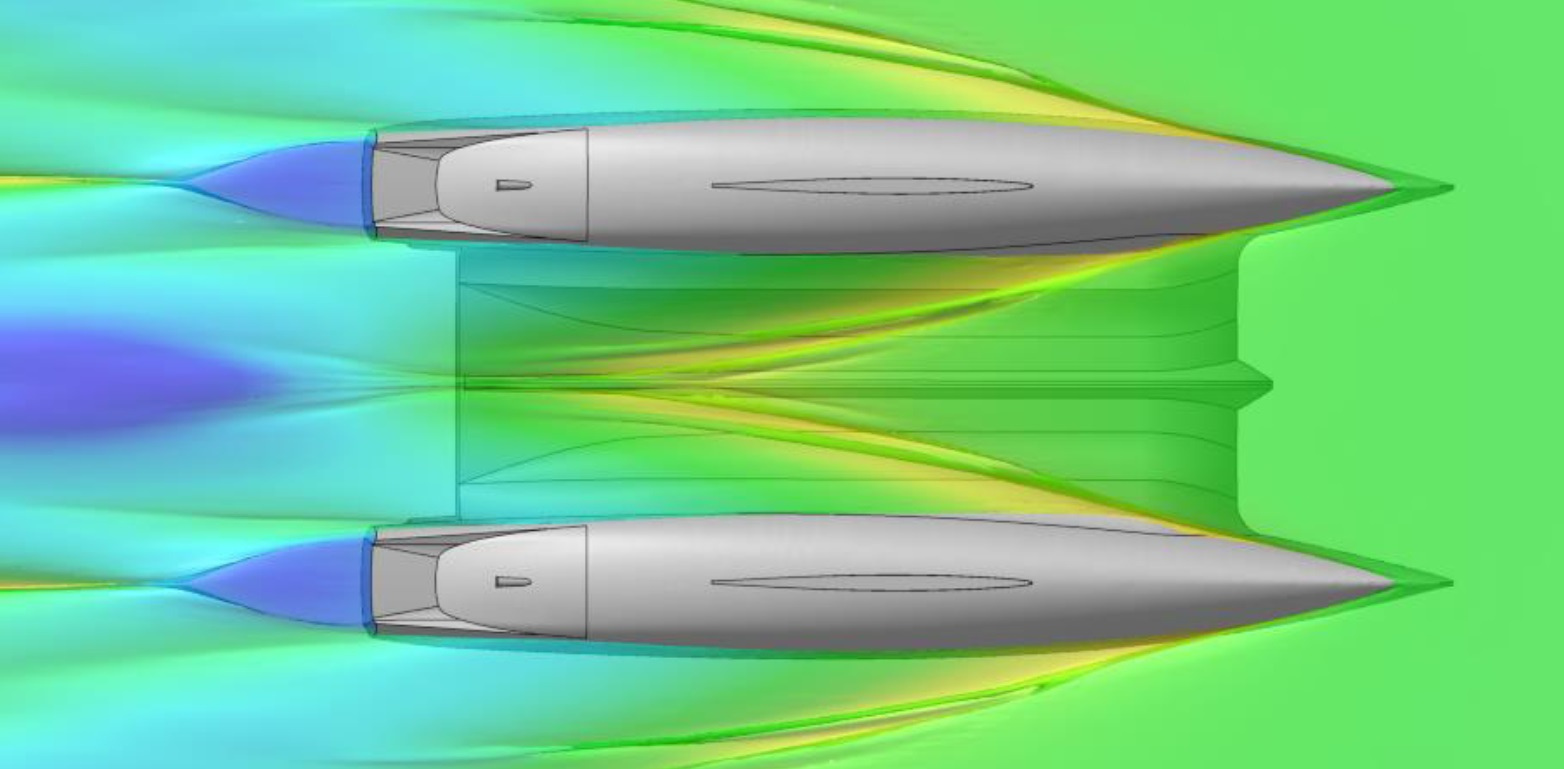 Specific hulls for the Power 67