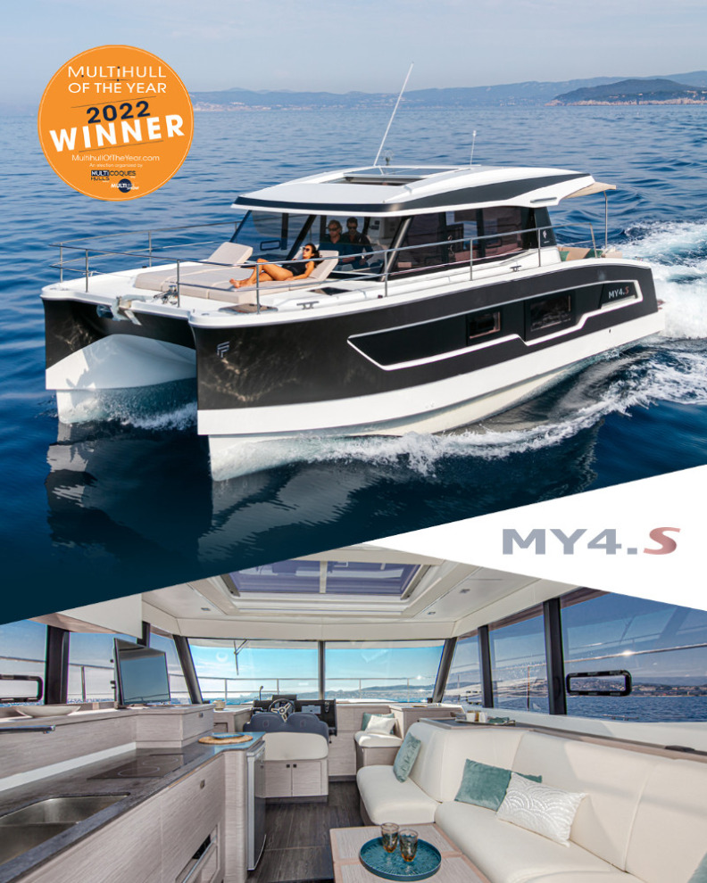 Fountaine Pajot MY 4.S motor yacht has been elected